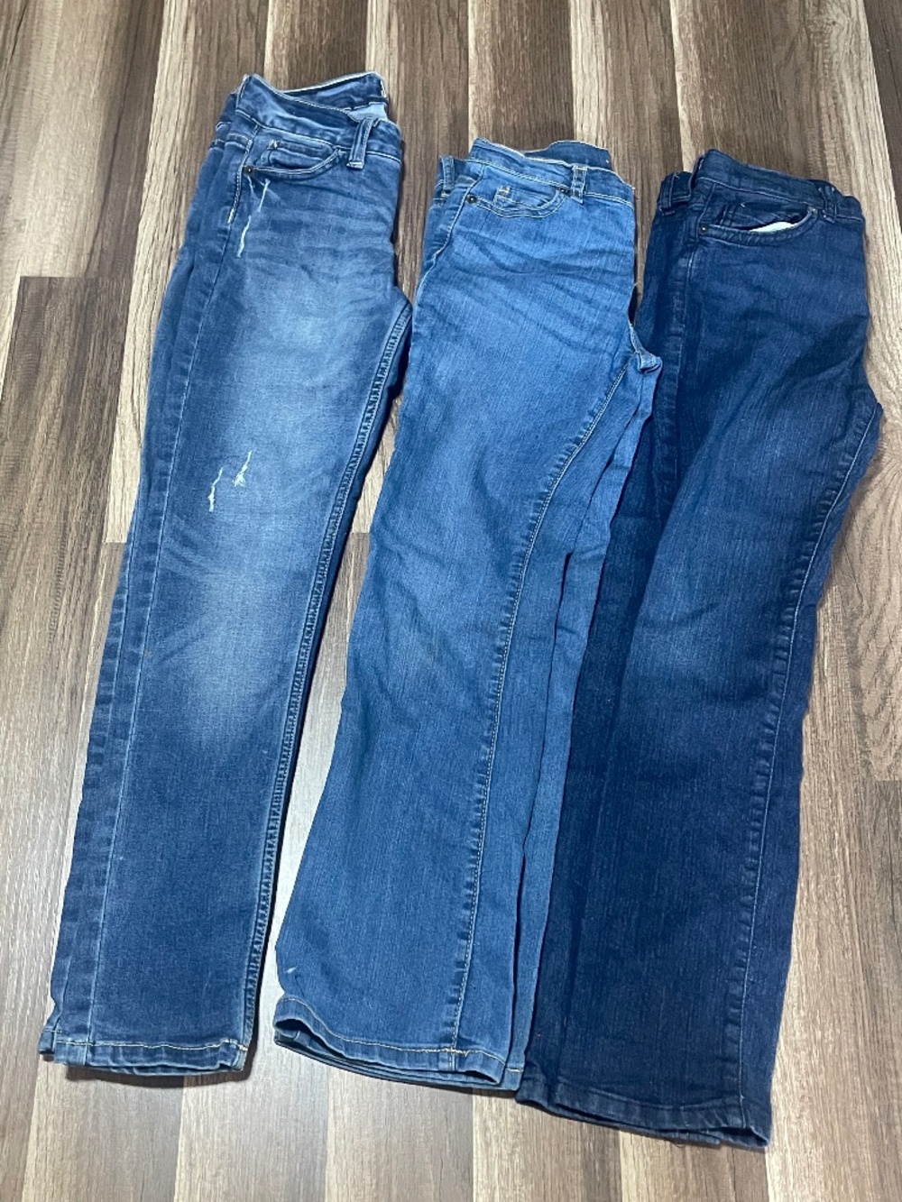 Lot of 3 pairs of Jeans and jean short (2 Children’s Place, 1 Justice)  Size 10